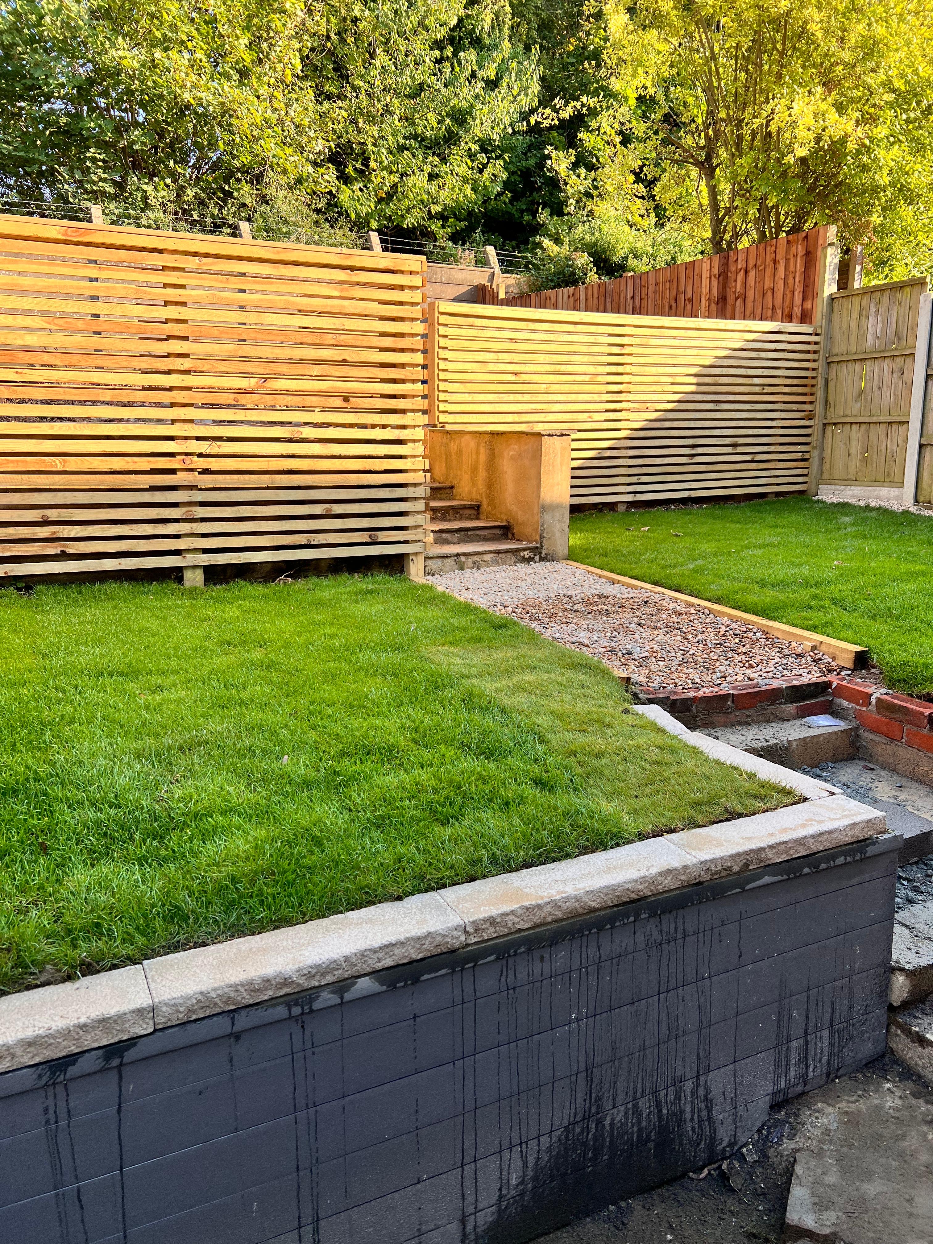 Double Step Garden Project - After